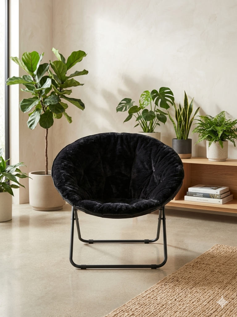 Looking for the Ultimate Cozy Vibe? This $35 Walmart Faux Fur Chair is a Total Game-Changer!